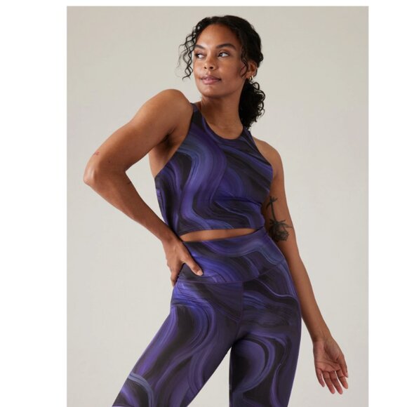 Athleta | Conscious Crop Bra In Floral D-DD - Picture 9 of 10